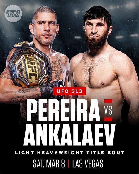 UFC 313 Odds: Pereira vs. Ankalaev Betting Lines, Card and Info.